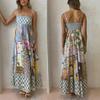 2024 Summer Sexy Women's Painted Print Swing Sundress