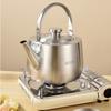 Чайник для кипячения воды из нержавеющей стали 304, Кастрюля для добавления супа для хот-пота в ресторане, Бытовой чайник для кипячения воды большой емкости, 4 л