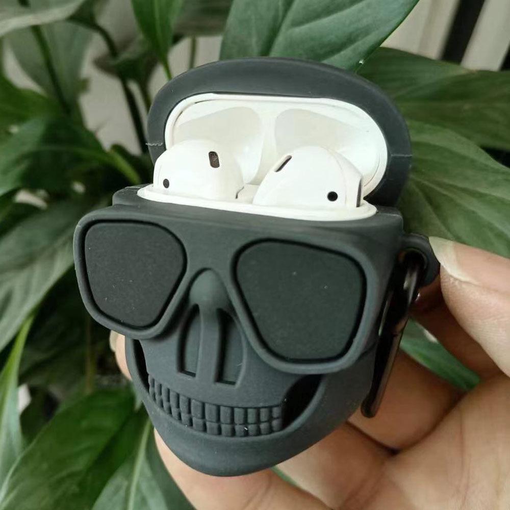 Защитный чехол для Apple AirPods 3-го поколения, мультяшный 3D череп