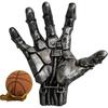 Wall Mounted Mechanical Pink Hand Shaped Wall Decor Basketball Rack Holder,Suitable for Room and Garage Soccer Walls Decor Space Saving Display Stand