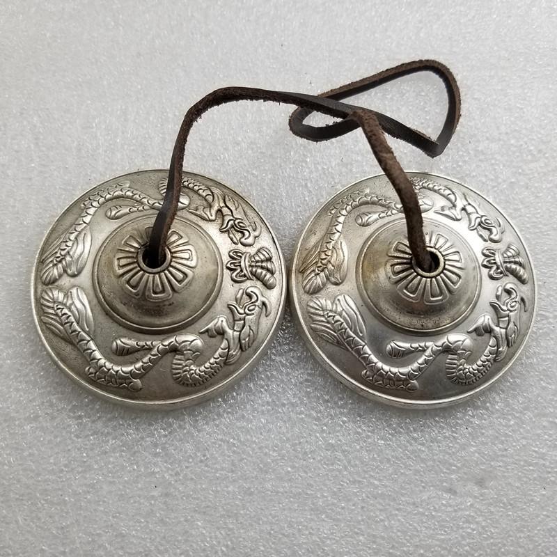 Antique handicrafts, brass materials, copper melon seeds, clinking bells, coins, collectibles