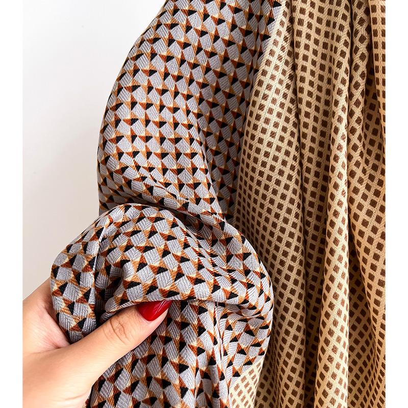 Scarf Silky for Women Spring,silky Head Scarf Dress