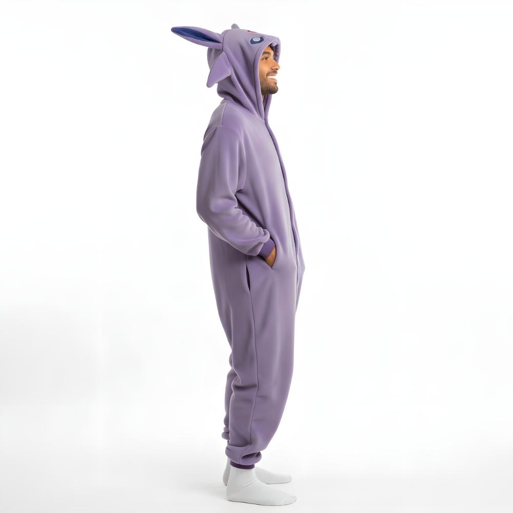 Piżama Onesie Kigurumi Kostium Przebranie Pokemon Espeon Xxl: 185 - 195Cm