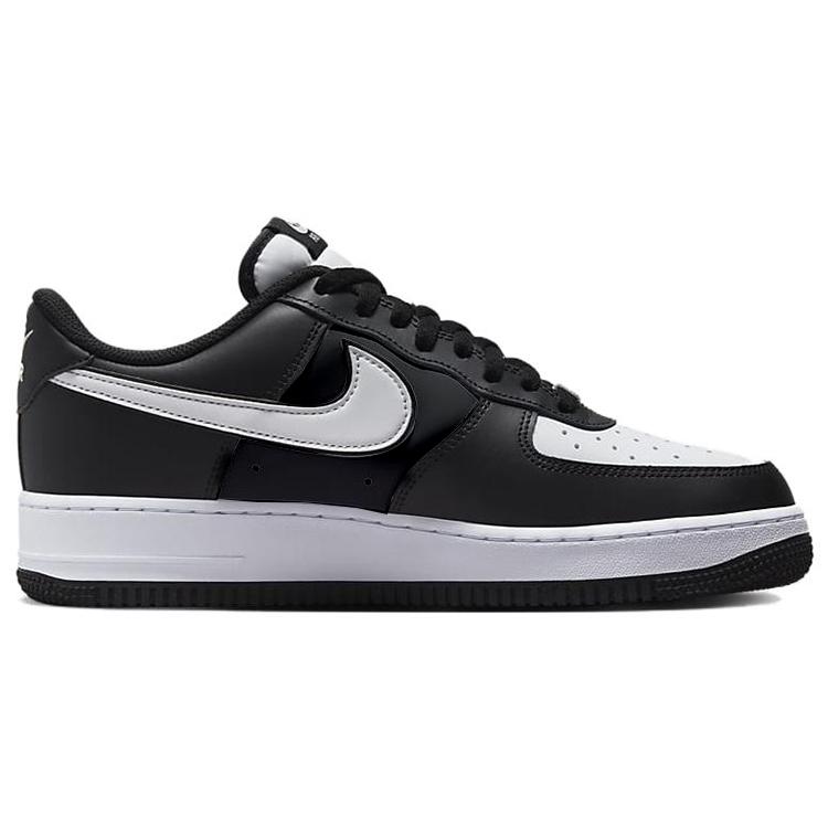 Nike Nike Air Force 1 Нескользящие, Износостойкие, Быстросохнущие Низкие Скейтбордические Кроссовки Унисекс Черно-Белые DV0788-001(Команда181-)