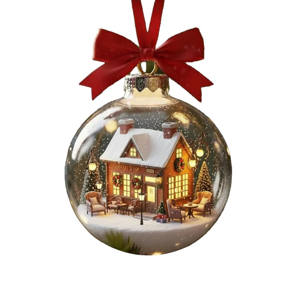 Праздничное украшение Декор для рождественской вечеринки Рождественский подвесной шар Декорация для сцены Атмосфера праздника Украшение для дома Декоративное для дома