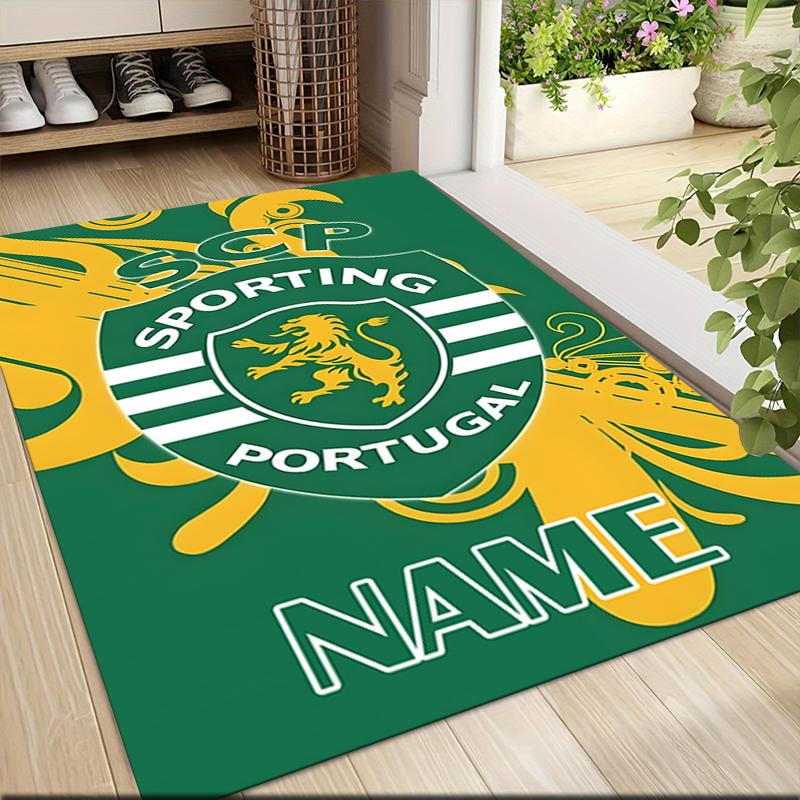Custom Name Portugal Crest Carpet Rug Customizable Soft Washable Anti-Slip Home Living Room Sofa Mats Personalized Rug. 0909253