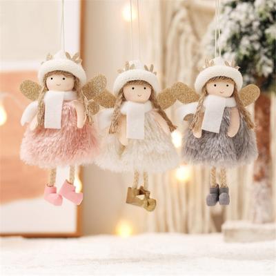 Noel Decoration 2021 Рождественские подвески с ангелом Рождественские елочные украшения Новый год 2022 Рождественские подарки Navidad Рождественские украшения