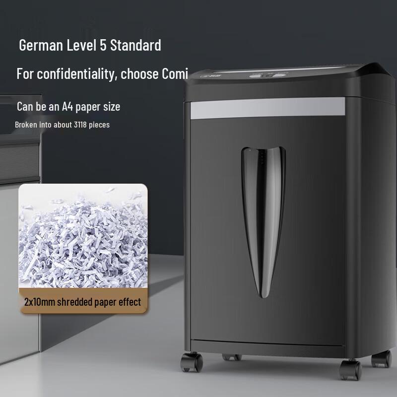 Comi C-838H Level 5 Micro-Cut Shredder CN plug (adapter included)