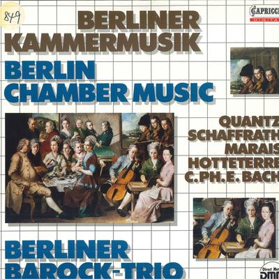 Виниловая пластинка BERLINER BAROCKTRIO Berliner Kammermusik C27152 CAPRICIO Германия Классика Б/у