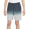 Nike Gradient Elastic Waist Straight-Leg Shorts with Embroidered Logo Men Bottoms Smoke-Grey DQ4634-070