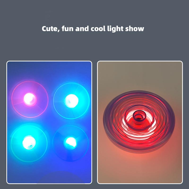 Light-Emitting Flying Bamboo Fly-Crayon, Light-Up Gyro Gun, Parent-Child Interaction Toy, Suitable For Both Indoor And Outdoor U