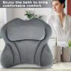 Specifically for Comfort, The Bathtub Pillow Can Be Adjusted To Fit Your Neck Curve, with 6 Suction Cups for Quick Drying and A Non Slip Grip