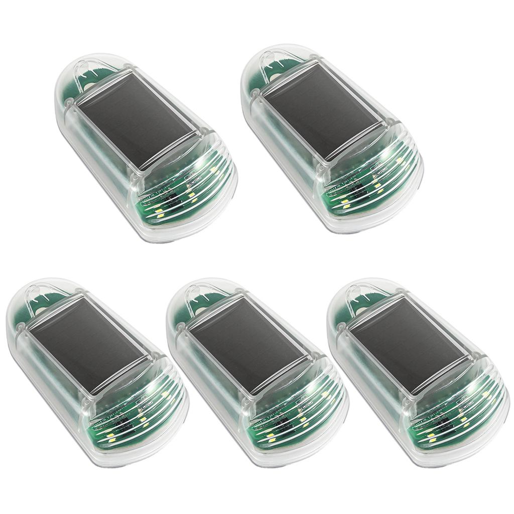 Solar Powered Wireless Truck Cab Marker Lights 5Pcs Colorful Auto Roof Marker Lamps No Drill Vehicle Top Lighting Kit