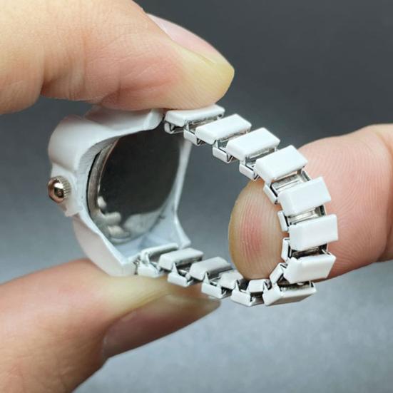 Yousheng мультфильм кошка кольцо на палец часы со стразами и бантом эластичный ремешок из нержавеющей стали женские часы кольцо на палец подарок на день рождения модные аксессуары