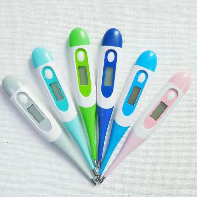 Цифровой термометр для домашнего использования: Жесткий и мягкий наконечник для измерения температуры тела
