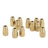 12pcs Carburetor Main Jet Kit 90-200 Gold Heavy Duty Carburetor Nozzle for Mikuni VM TM TMX, Professional Manufacture, Long Life
