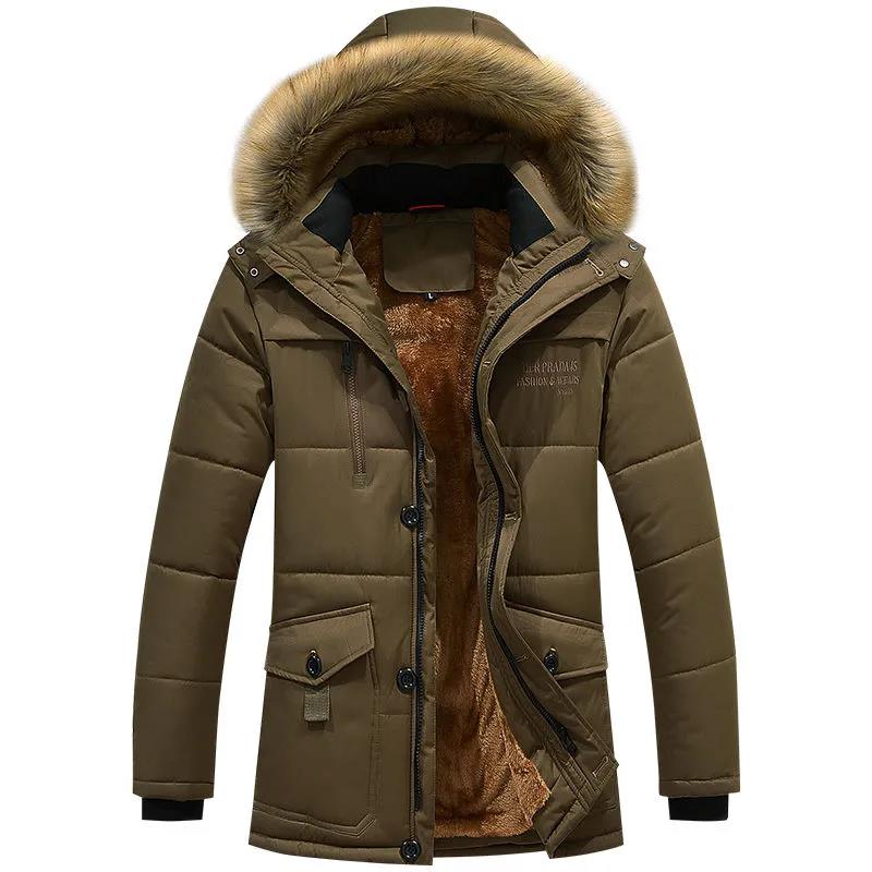 Куртка свободного покроя, мужская зимняя куртка, утепленная хлопковая куртка, мужское пальто с капюшоном, мужская ветрозащитная водонепроницаемая парка