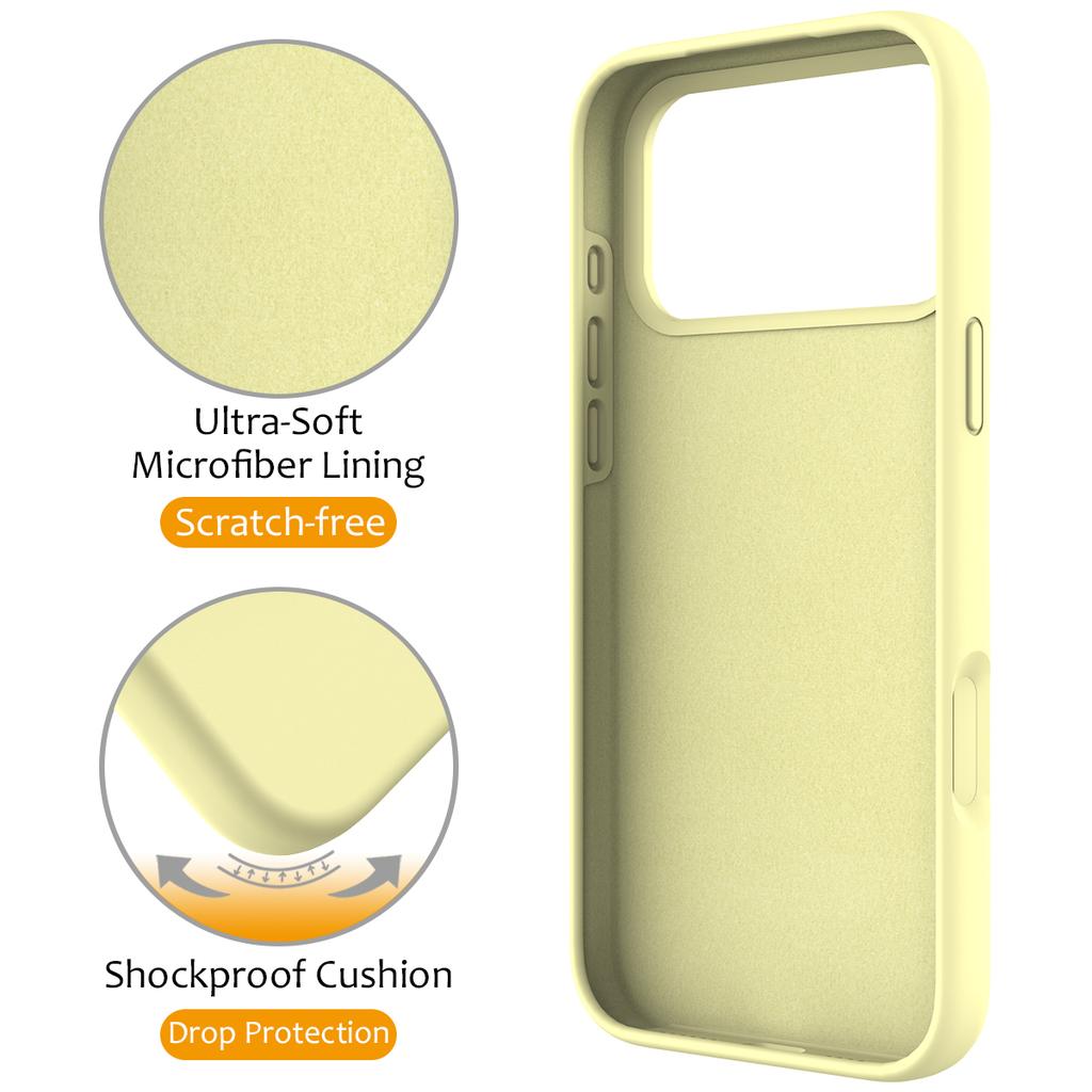 For iPhone 17 Pro Max Case Compatible with MagSafe Kickstand PC+Silicone Phone Cover