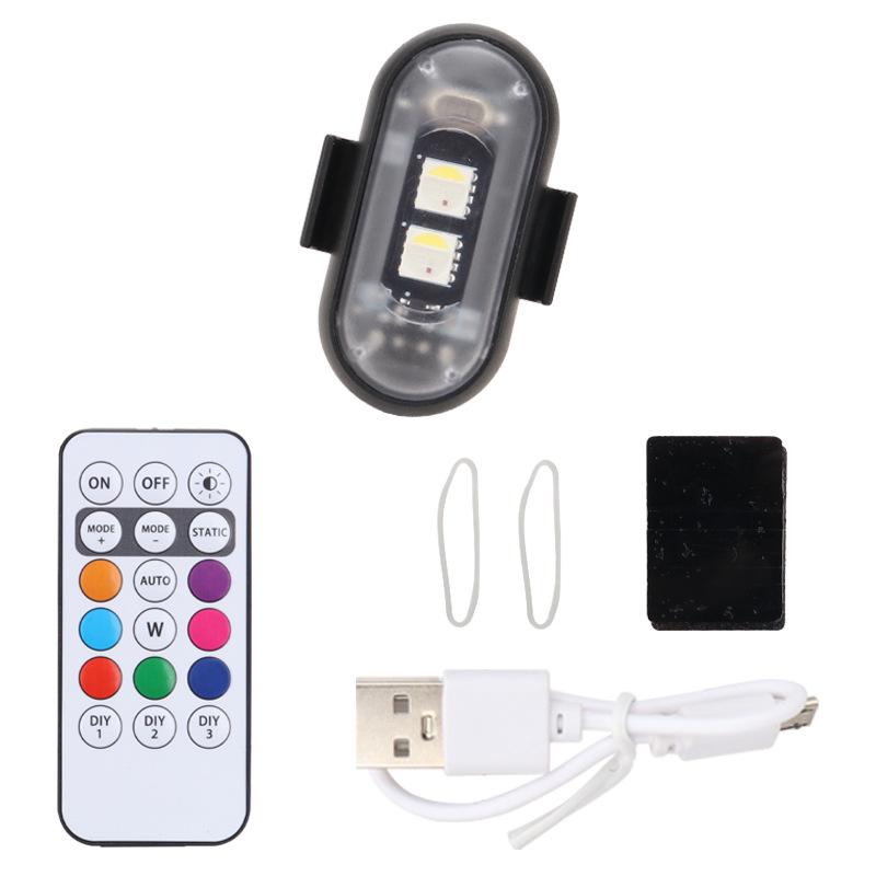 Wireless Multi-Mode 7-Color LED Strobe Light for Cars & Motorcycles