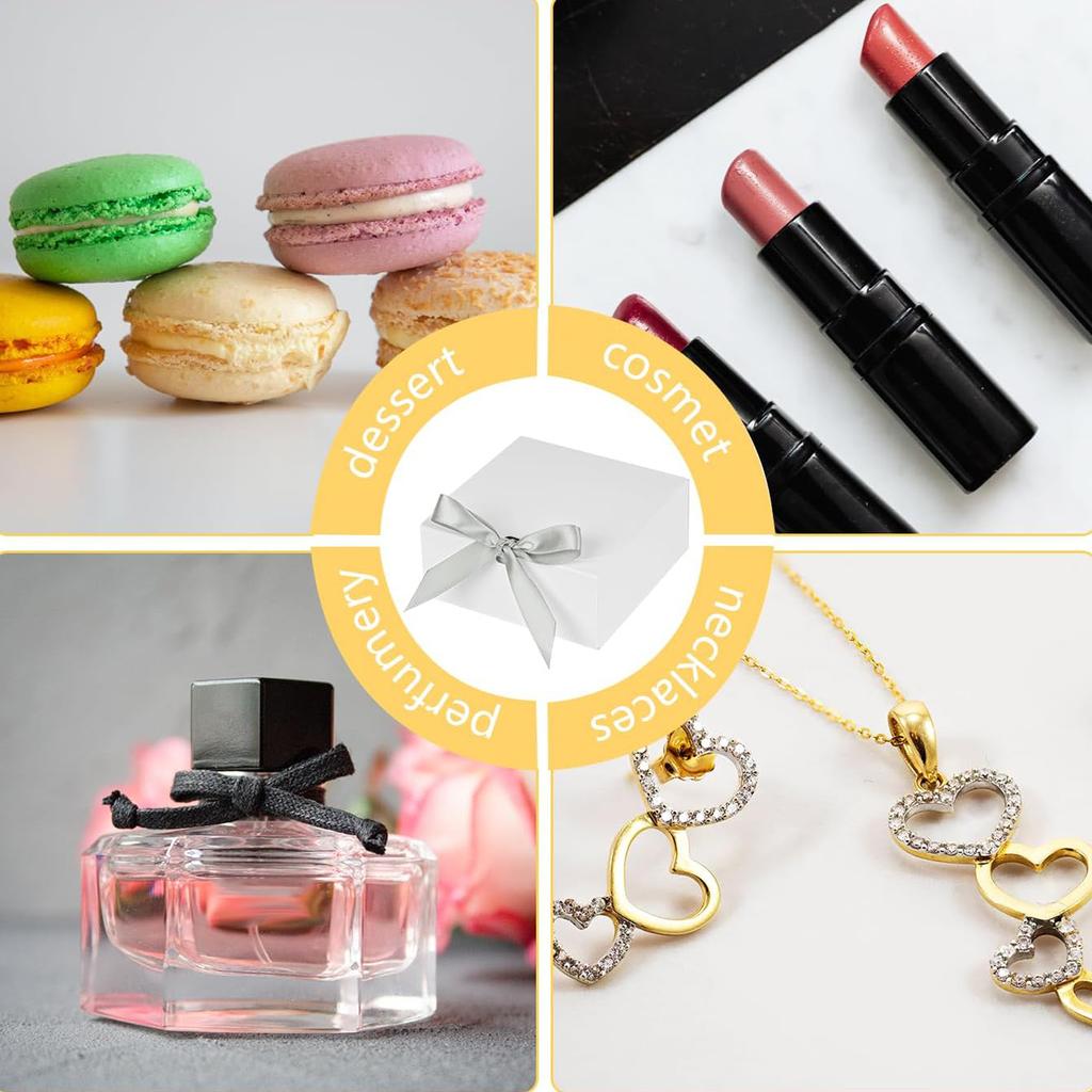 20 шт. Маленькие подарочные коробки для ювелирных изделий, подарочные коробки оптом с крышками и лентами, квадратные подарочные коробки, бумажные коробки для подарков на свадьбу, день рождения, вечеринку, праздник