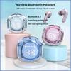 Беспроводная Bluetooth-гарнитура TWS T8 Прозрачные наушники Светодиодный цифровой дисплей питания Стереозвук Спортивные наушники для мобильного телефона