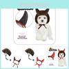 Costume Adorable Pet Accessory Set With Horned Headband And Cute Wig Parties For