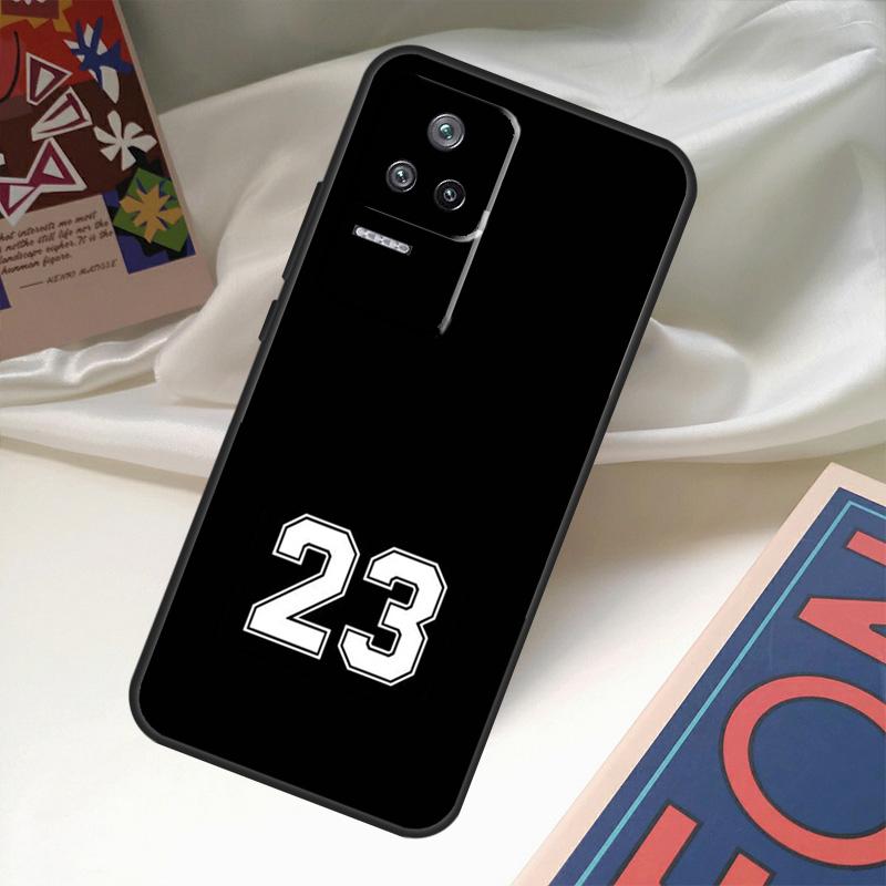 Чехол для телефона Xiaomi с номером 23 по баскетболу 17 14 15 Ultra 13T 14T 15T Pro POCO F8 Ultra F7 F5 F6 X3 X5 X6 X7 Pro Чехол
