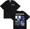 Singer Aitana Cuarto Azul Album Tour T Shirt 2026 Summer New Unisex Womens Fashion Casual 100 Cotton Aesthetic Oversized Tshirt