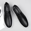 Весна Осень Новые Мужские Кожаные Повседневные Туфли Мягкая Подошва Удобные Простые Универсальные Для Поездок На Работу Рабочие Туфли Мужские Туфли На Плоской Подошве