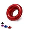 3" Впускной патрубок из алюминиевого сплава для автомобиля, впускной патрубок турбины, раструб Вентури, красный безель