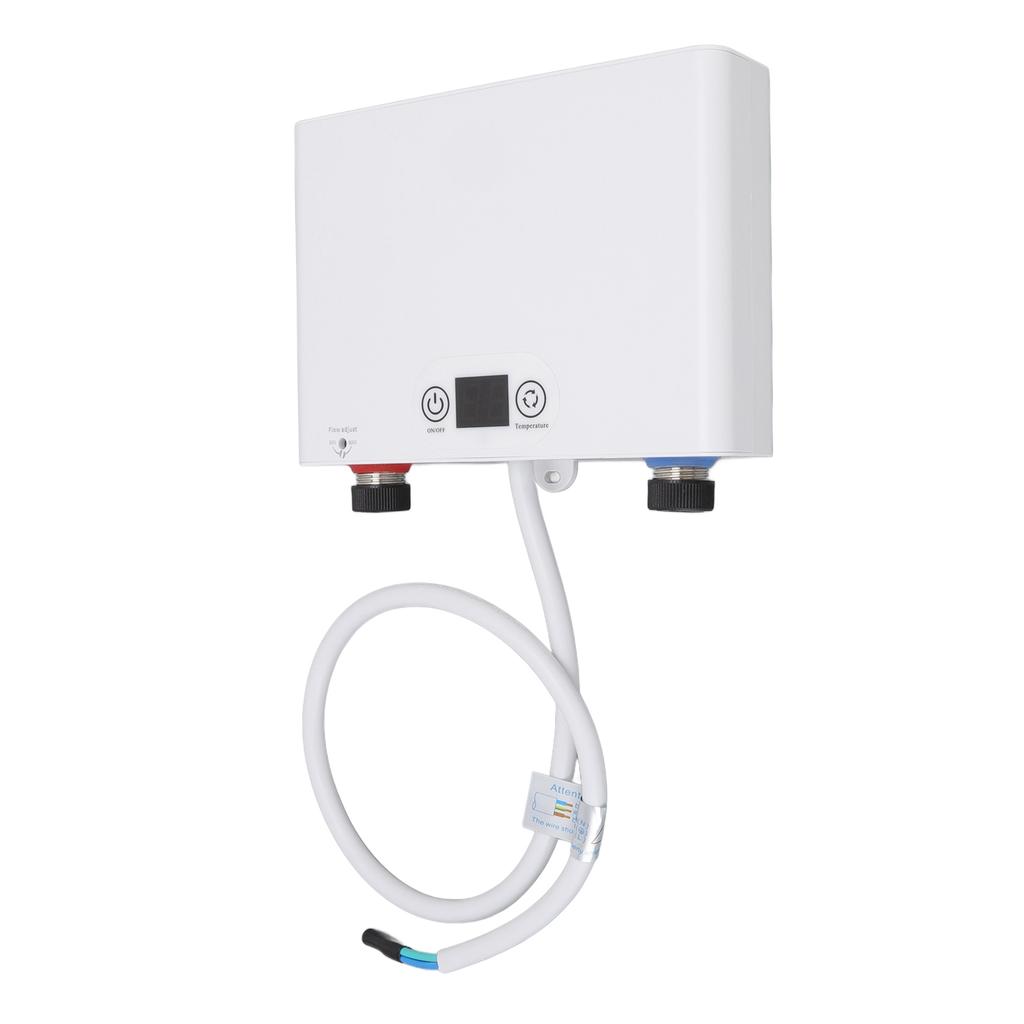 220V Instant Water Heater 5500W Electric Tankless Water Hot Heater with G1/2 Caliber for Household