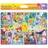 Tenyo Child Pocket 80 Piece Puzzle for Antibacterial Cleaning Cover Ages Puzzle, Monsters, Children, MC-80-615, Coat, Included, 5+