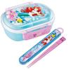Skater Bento 1 с основными блюдами Dome Fluffy Kids антибактериальный Сделано в Disney Ariel 24 QAF2BAAG Детская коробка, ярусная, 360 мл, (Боковой контейнер), Форма,