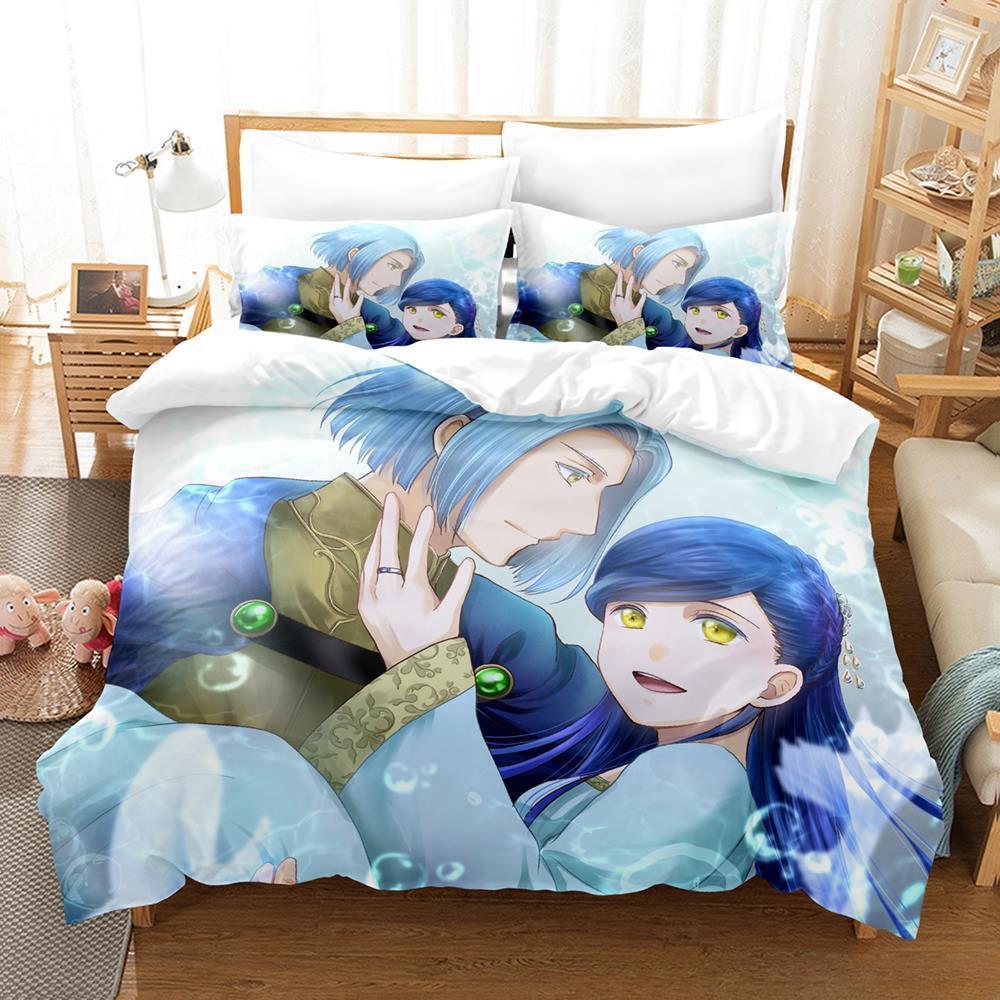 3D Печать Восхождение Героя Щита Постельное Белье Мультяшное Аниме Комплект из Трех Предметов для Взрослых Детей Спальни Пододеяльники Комплекты Домашний Текстиль