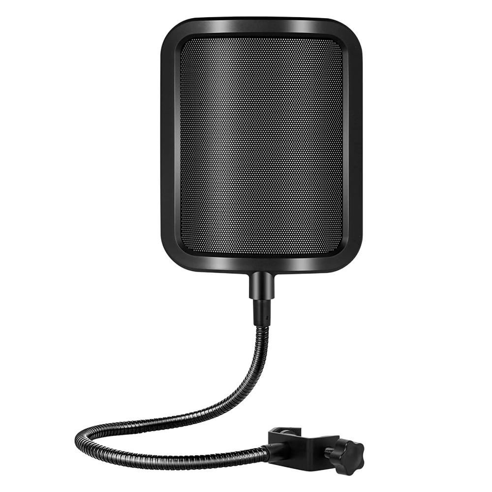 Metal Pop Filter Universal Microphone Windscreen Studio Recording Condenser Microphone for Blue Yeti Mic Sound Filter 6