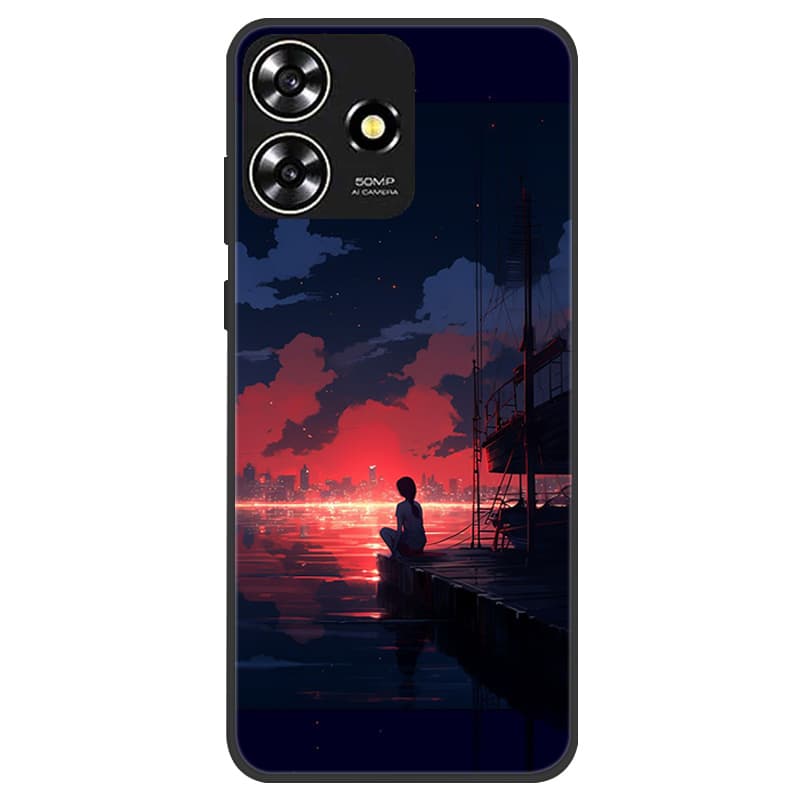 Для чехла ZTE Blade A73 4G Чехол Мягкая Силиконовая Задняя Крышка Чехол для Телефона Защитный Чехол для ZTE Blade A73 4G Fundas Etui A 73 4G