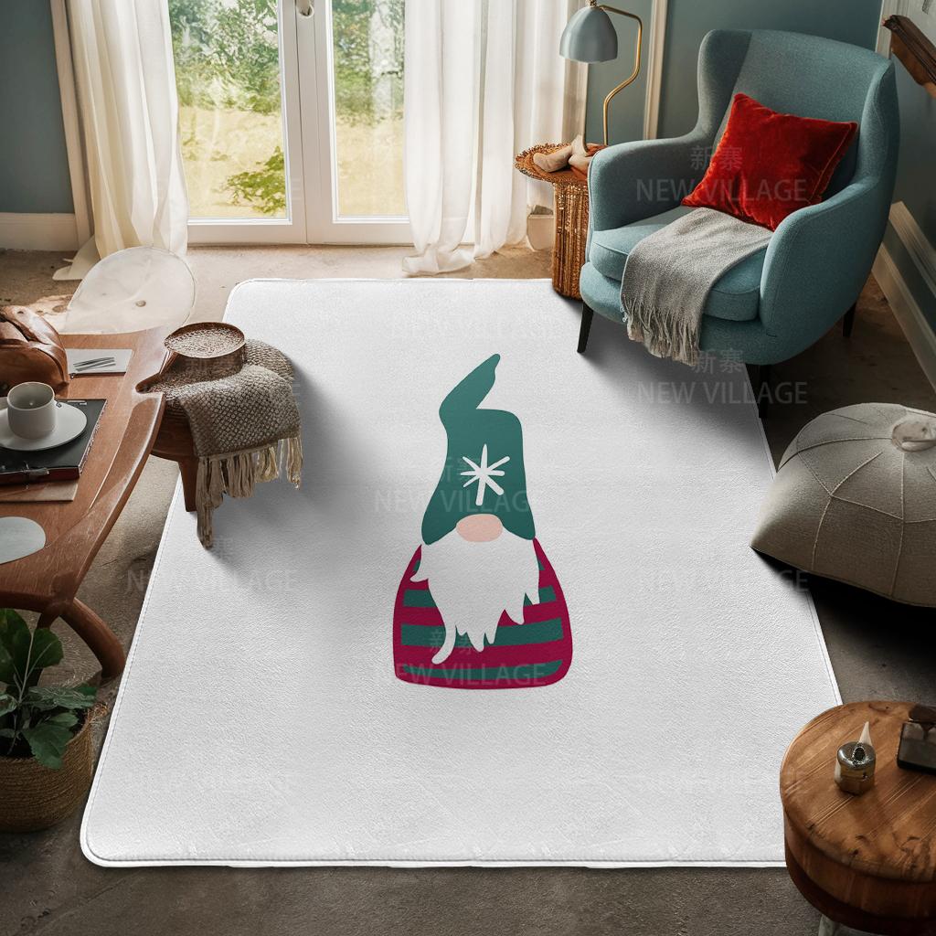 Ковер у входа в дом Домашний коврик у двери Гостиная Ванная Комната Ноги ванная комната Нескользящие коврики с водопоглощением для ванной Счастливого Рождества зима