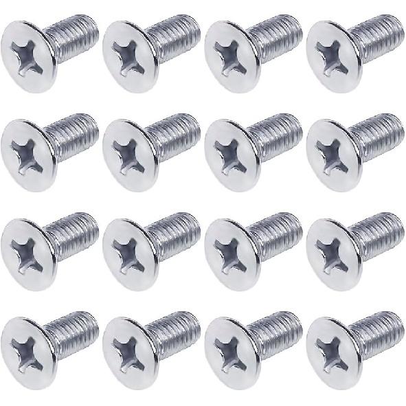 12PCS Stainless Steel Brake Disc Rotor Screws 93600-06014-0H - Universal Fit for Honda, Acura, Hyundai and Kia Models - Stainless Steel Retaining