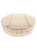Tachibana Container Sushi Oke Copper Band with Rice Made in 45cm Natural (Sushi Tray), Lid, Bowl, Japan, Approx. (Approx. 2.5L),