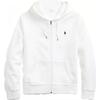 Polo Ralph Lauren Solid Color Hooded Zip-Up Long Sleeve Cardigan Sweatshirt Men Sweatshirt White 710881517006