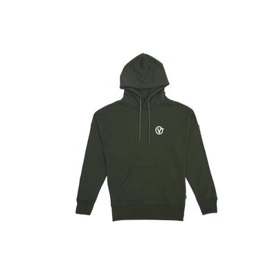 Vans Толстовка с капюшоном с логотипом Letter, унисекс, цвет милитари-зеленый VN0A4BP798O