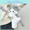 Cat Cartoon Rabbit Plush Bag Girls Cute Soft Polyester Crossbody Small Purse