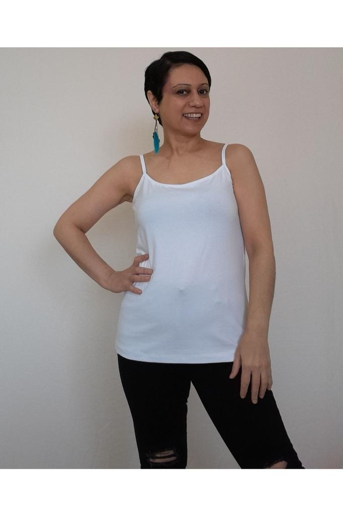 Женская стильная футболка большого размера, футболка с белым ремешком из чесаного хлопка и вискозы