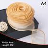 10Yards/Roll Sheer Chiffon Ribbon Organza Satin Ribbons For Gift Wrapping Decoration Wedding Bouquets Wreath Sewing Supplies