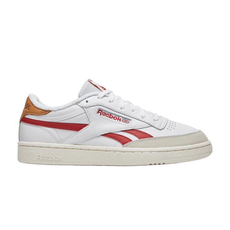 Reebok Club C Revenge White Mars Red Мужские кроссовки Мел FY9418