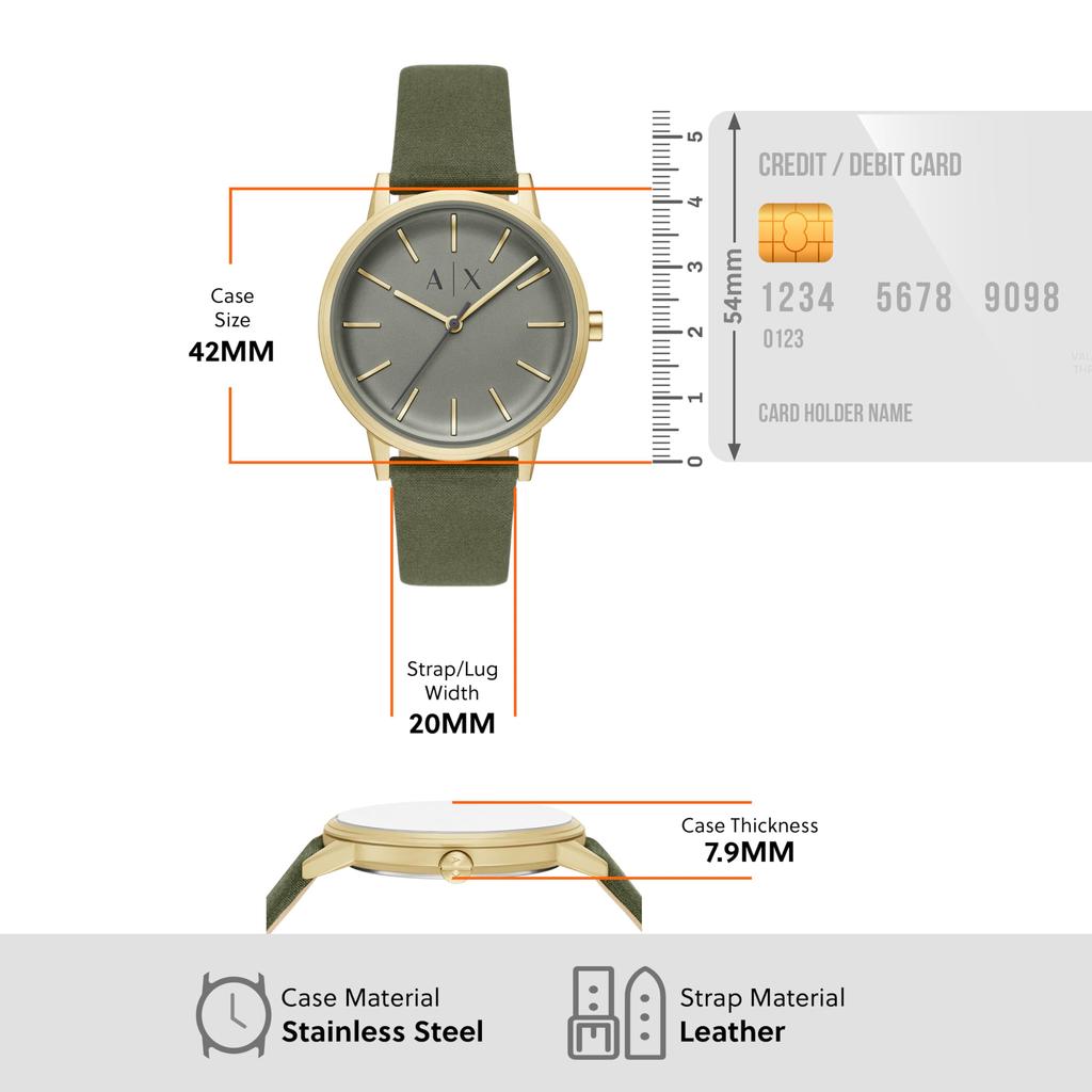 Armani Exchange AX2765 Green Watch AX Men's