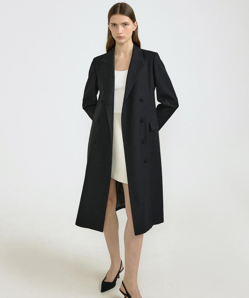 OCTETTE Summer-Wool Tailored Coat_2Color
