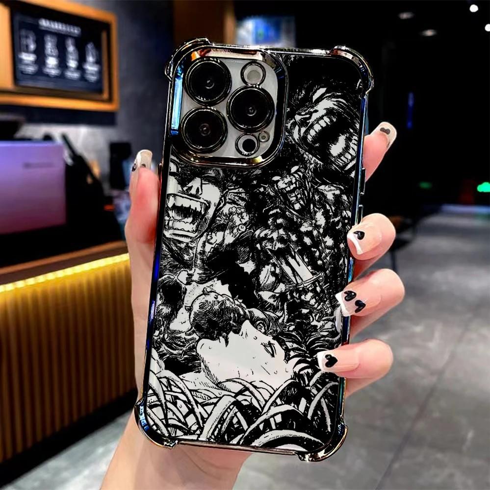 Новый крутой чехол для телефона с покрытием из аниме Berserk для Samsung A37 A57 A07 A36 A16 A06 A35 A55 A15 A54 A34 A24 A14 A05 A04 4G 5G