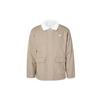 Embroidered Logo Detail Casual Sports Long Sleeve Fleece-Lined Jacket Men Jackets Khaki FD6683-247