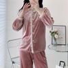 Женская бархатная пижама, комплект из двух предметов, осенне-зимняя велюровая пижама, брючные костюмы с длинным рукавом, элегантная французская домашняя одежда, одежда для отдыха